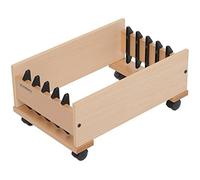 (TG. 1 ripiano grande) Foppapedretti Supershuttle Carrello Portasedie, Naturale