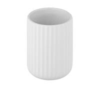 (TG. 1) Tazza spazzolino da Denti Belluno Bianca Ceramica - NUOVO