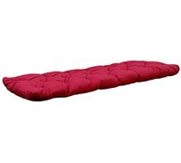 (TG. 1 Unit (Confezione da 1)) Chicreat Cuscino da panchina, rosso, 150 x 50 x