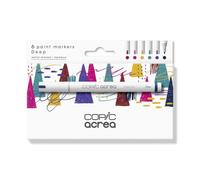 (TG. 1 unit (Confezione da 1)) Copic Acrea - Set di 6 pennarelli con inchiostro