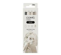 (TG. 1 unit (Confezione da 1)) Copic Ciao Shade Set Light Warm Gray, 3 pennarel