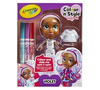 (TG. 1 Unit (Confezione da 1)) CRAYOLA - Colour 'n' Style Friends Viola Giocatt