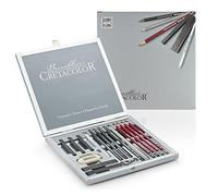 (TG. 1 unit (Confezione da 1)) CRETACOLOR Artist Set Silver Box 17 pezzi in esc