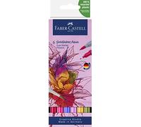 (TG. 1 unit (Confezione da 1)) FABER-CASTELL Gofa Aqua Dual Marker Flowers 6x -