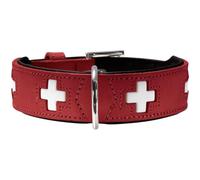 (TG. 1 Unit (Confezione da 1)) Hunter - Collana 41-49Cm Svizzero Rosso/Nero - N