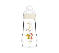 (TG. 1 unit (Confezione da 1)) MAM Biberon Feel Good 260 ml, Biberon vetro preg