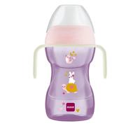 (TG. 1 unit (Confezione da 1)) MAM Fun to Drink Cup & Glow Handles, biberon con