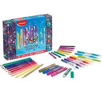 (TG. 1 unit (Confezione da 1)) Maped - Set di penne color'peps glittering - 3