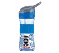 (TG. 1 Unit (Confezione da 1)) Nuby NV0414021BLUE, Borraccia Flip-It Realizzata