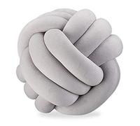 (TG. 1 Unit (Confezione da 1)) relaxdays Cuscino a Nodo, Cuscino Attorcigliato