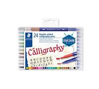 (TG. 1 unit (Confezione da 1)) STAEDTLER 3005 TB24 - Pennarello a doppia fibra