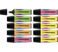 (TG. 1 unit (Confezione da 10)) Evidenziatore - STABILO BOSS SPLASH Colormix -