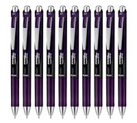 (TG. 1 unit (Confezione da 10)) Pentel EnerGel XM BL77A2 - Penna gel con meccan