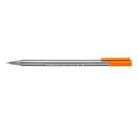 (TG. 1 unit (Confezione da 10)) STAEDTLER penne arancio Triplus fineliner, punt