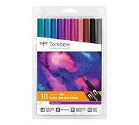 (TG. 1 unit (Confezione da 10)) Tombow ABT-10C-3 ABT Dual Brush Pen a base d'ac