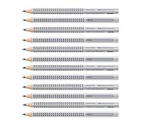 (TG. 1 unit (Confezione da 12)) FABER-CASTELL 205046 - Matita Jumbo Grip, durez