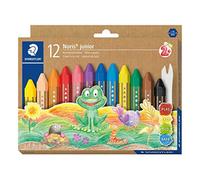 (TG. 1 Unit (Confezione da 12)) Staedtler 224 C12 Noris Junior Pastelli a cera