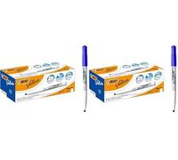 (TG. 1 unit (Confezione da 24)) BIC Velleda, Pennarelli Blu Lavagna Bianca, Pen