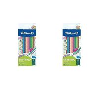 (TG. 1 unit (Confezione da 24)) Pelikan Silverino, Matite Colorate con Fusto Tr
