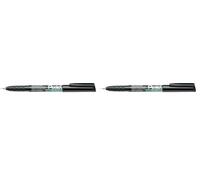 (TG. 1 unit (Confezione da 24)) Pentel NMF50 Green Label marcatore permanente p