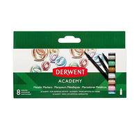 (TG. 1 unit (Confezione da 8)) DERWENT Academy™ marker colori metallici - 8pz