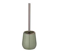 (TG. 1) WENKO Set WC Sirmione, portascopino in pregiata ceramica, set WC chiuso