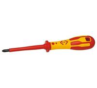 (TG. 1 x 80 mm) C.K T49142-1 Cacciavite DextroVDE a croce (Phillips) 1x80 mm - N