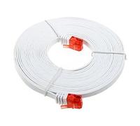 (TG. 1 x Patchkabel) InLine - Cavo patch piatto UTP Cat.6 15 m, colore: Bianco b