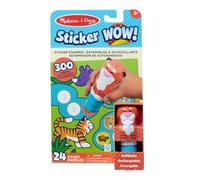 (TG. 10.0 x 6.0 x 1.85) Melissa & Doug Sticker WOW Timbratore di Adesivi e Bloc
