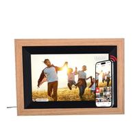 (TG. 10,1") Rollei Smart Frame WiFi 105 in legno marrone cornice digitale da 10.
