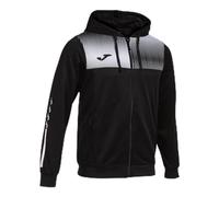 (TG. 10-11 anni) Joma Giacca con cappuccio uomo Eco Supernova nero bianco - NUOV