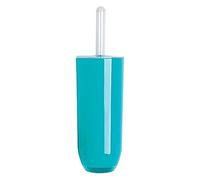 (TG. 10.5 x 10.5 x 35 cm) Excelsa Linea Bagno Portascopino WC, Plastica, Azzurro