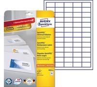 (TG. 10 Blatt) Avery Zweckform 6121 Etichette universali (A4, carta opaca, 1,625