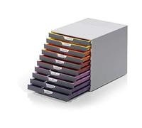 (TG. 10 Cassetti 280 x 292 x 356 mm) Durable 761027 - Varicolor 10, Cassettiera