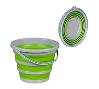 (TG. 10 L) Relaxdays Secchio Pieghevole, 10 L, con Beccuccio e Occhiello per App