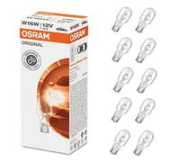 (TG. 10 Lamps) Osram 921 apparecchio con base a pinza in vetro 921 di tipo W16W,