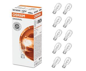 (TG. 10 Lamps) Osram 921 apparecchio con base a pinza in vetro 921 di tipo W16W,