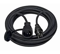 (TG. 10 m) Brennenstuhl - Prolunga elettrica con otturatore, 10 m, colore nero,