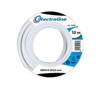 (TG. 10 m) Electraline 11841 Cavo per Prolunghe, Bianco, 10 m - NUOVO