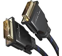 (TG. 10 m) KabelDirekt - Cavo DVI Dual Link, con nucleo di ferrite per una tra