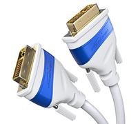 (TG. 10 m) KabelDirekt - Cavo DVI Dual Link, con nucleo di ferrite per una tra
