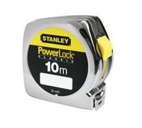 (TG. 10 m x 25 mm) Stanley 1-33-442 Flessometro Powerlock, 10 m x 25 mm, Pieno -
