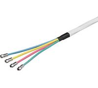 (TG. 10 metri) Goobay 67330 80 dB Quattro Cavo Coassiale set, 2x Schermato, CCS,