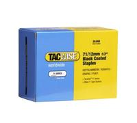 (TG. 10 mm) Tacwise - 20000 graffette (punti) 71/10 mm, colore: Nero - NUOVO