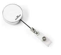 (TG. 10 Pezzi) Durable 822523 - Chiocciola Yo-Yo Cromata, Clip di Aggancio, Fasc