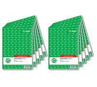 (TG. 10 pezzi) Sigel SD031 Fatture, A5, 2 X fogli, selbstdurchschreibend 1 copia
