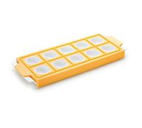 (TG. 10 Pezzi) Tescoma 630875 Delicia Stampo per Raviolini Tondi, Plastica, Gial