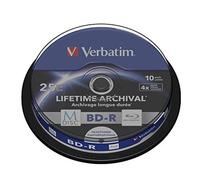 (TG. 10 pezzi) Verbatim BD-R 25GB 4x (10) 43825 MDISC Cake Box - NUOVO