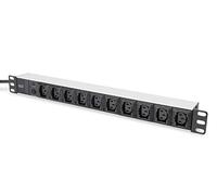 (TG. 10 prese) DIGITUS DN-95404 - Presa multipla 19" - 10 prese C13 - 1U - Con p
