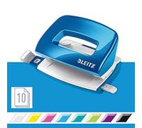 (TG. 10 Sheets) Leitz Mini perforatore, Capacit 10 fogli, Barra di selezione de